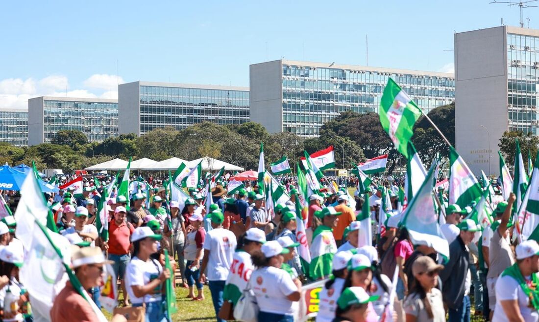 Manifestação do 24&ordm; Grito da Terra Brasil