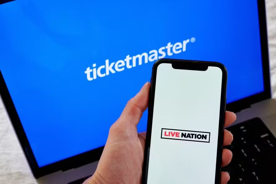 Sites da Live Nation e do Ticketmaster: ação alega que empresas adotam práticas danosas à concorrência 