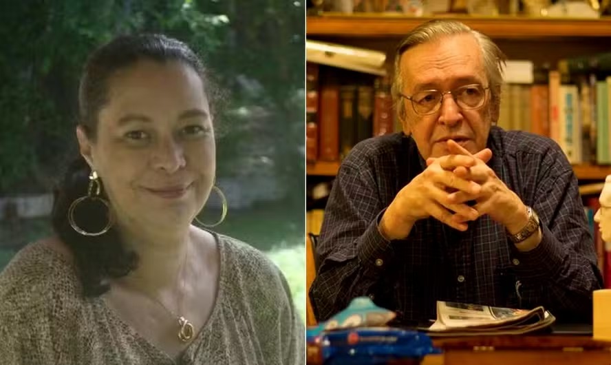 Disputas entre Olavo de Carvalho e filha aconteceram online e foram levadas para a Justiça 