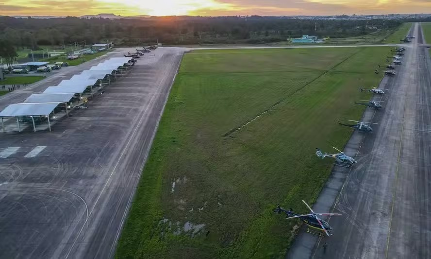 Base Aérea de Canoas, no RS, virou aeroporto comercial provisoriamente