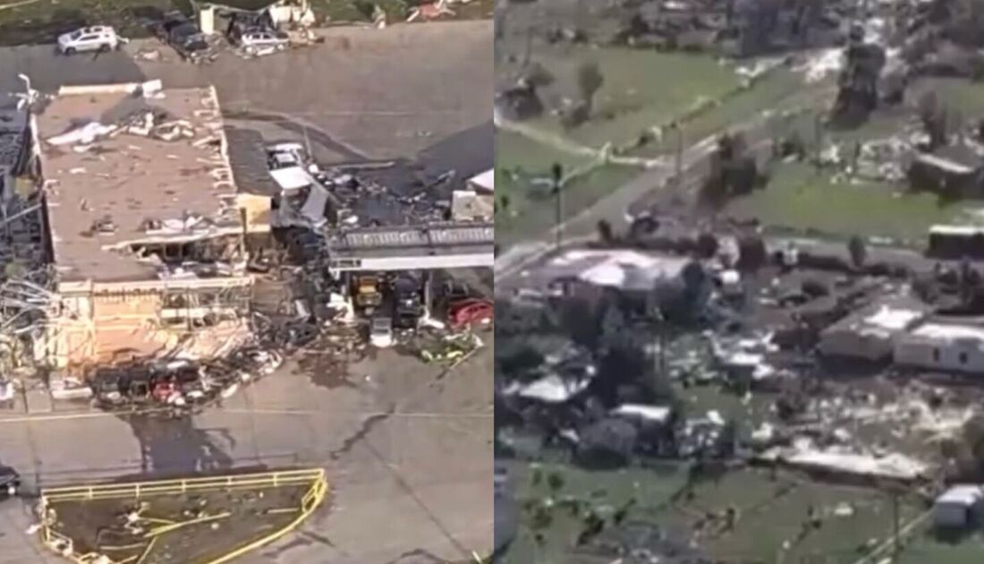 Tornado deixou partes do Texas destruídas 