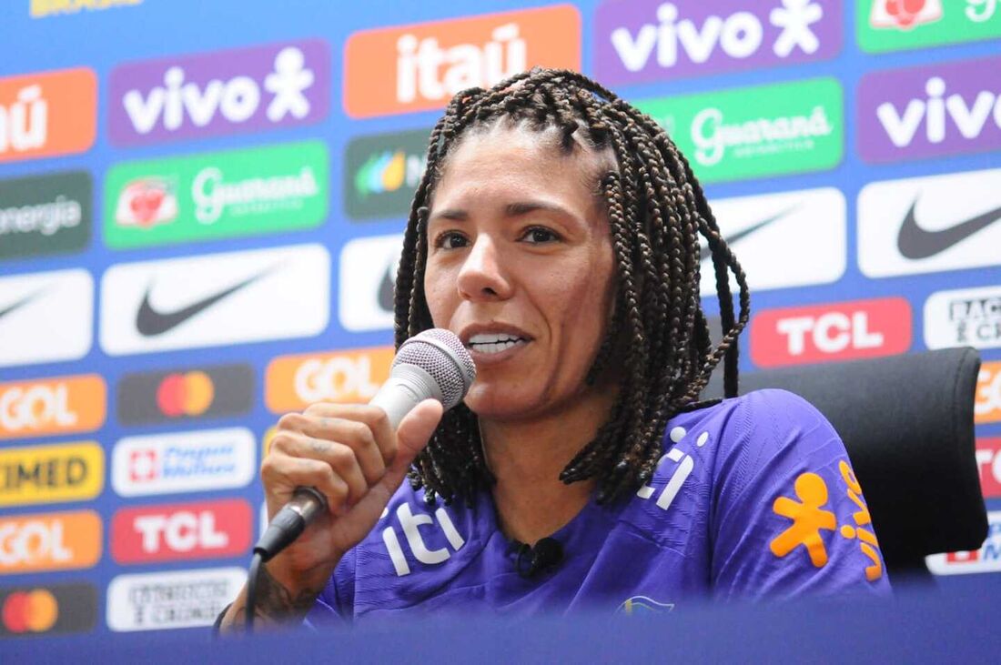 Cristiane, atacante da Seleção Brasileira feminina