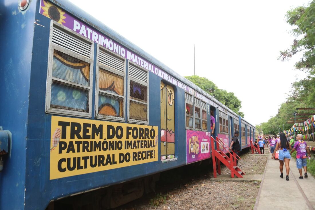 Trem do Forró, uma das atrações turísticas mais tradicionais do Recife