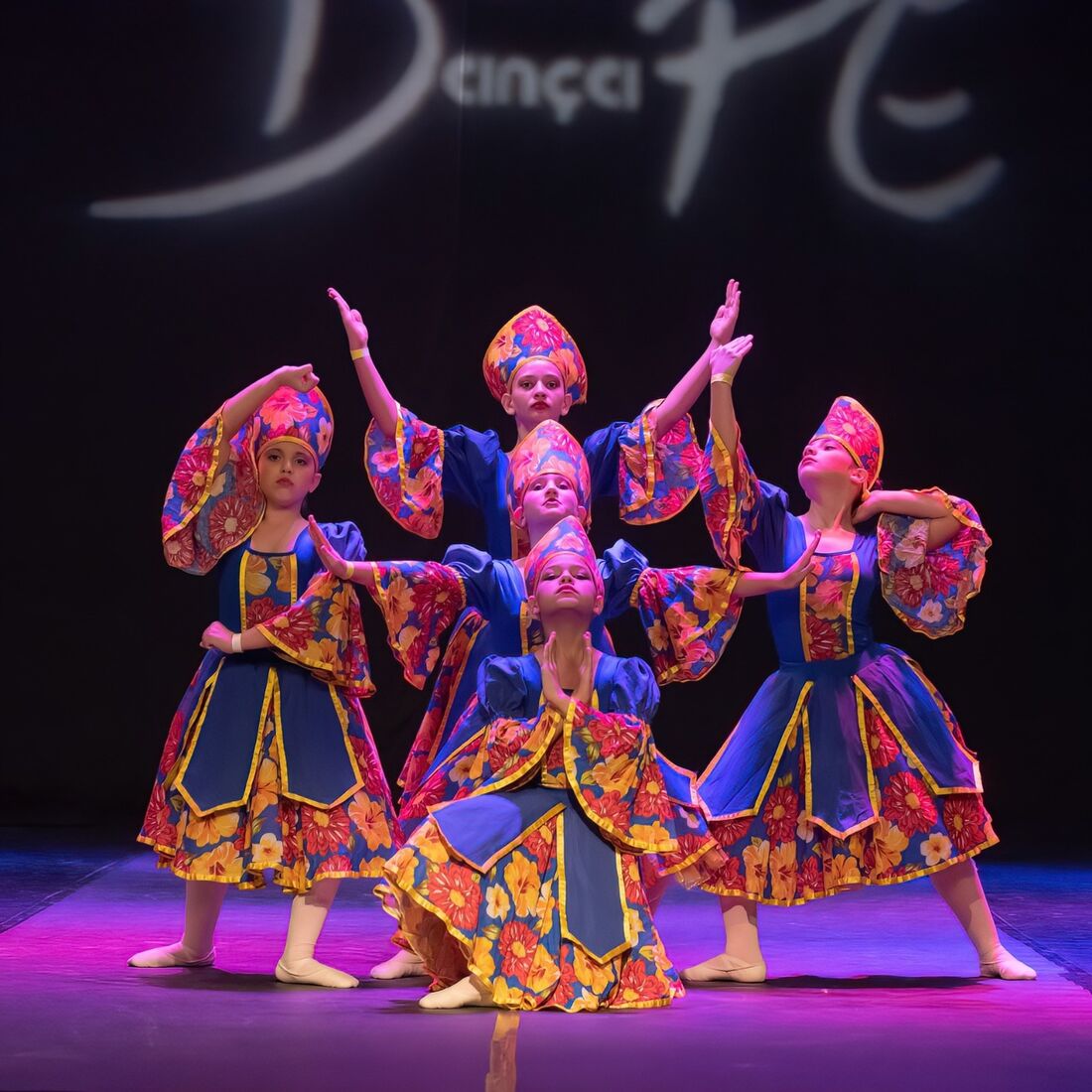 Apresentação de grupo de dança