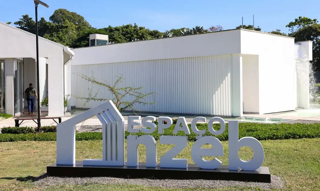 Espaço Nzeb, construído pelo Centro de Pesquisa de Energia Elétrica (Cepel), instituição sem fins lucrativos criada pela Eletrobras