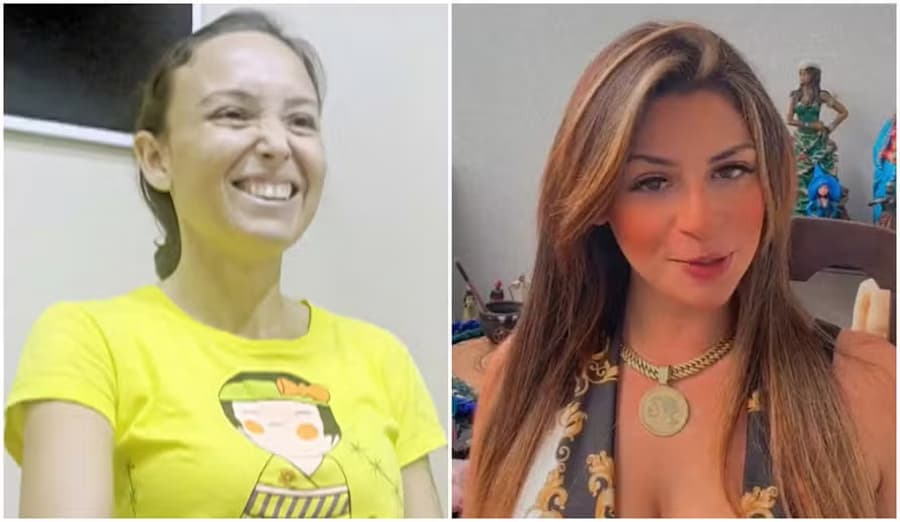 Júlia Cathermol Pimenta e Suyany Breschak: as duas estão presas, suspeitas de envolvimento na morte do empresário Luiz Marcelo Ormond. 