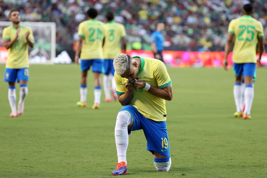 Andreas Pereira marcou seu primeiro gol pela seleção