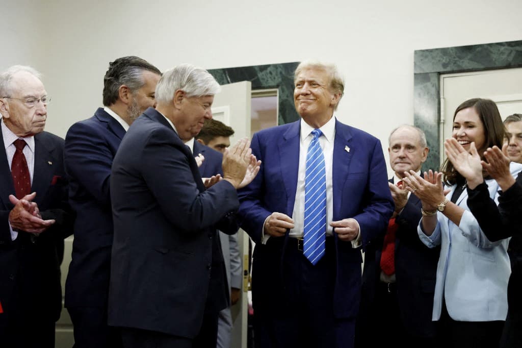 O candidato presidencial republicano e ex-presidente dos EUA, Donald Trump, completa 78 anos