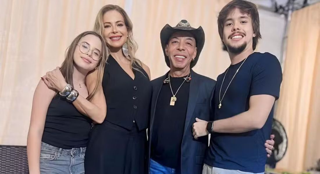 Chrystian era pai de dois filhos, João e Lia, frutos do relacionamento com Key Vieira