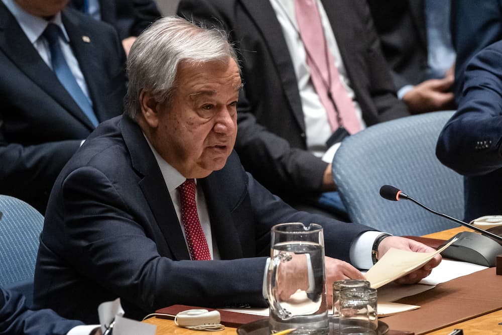 O secretário-geral da ONU, António Guterres