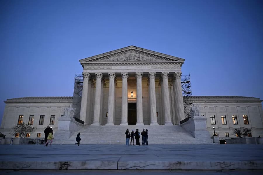 Prédio da Suprema Corte dos EUA, em Washington 