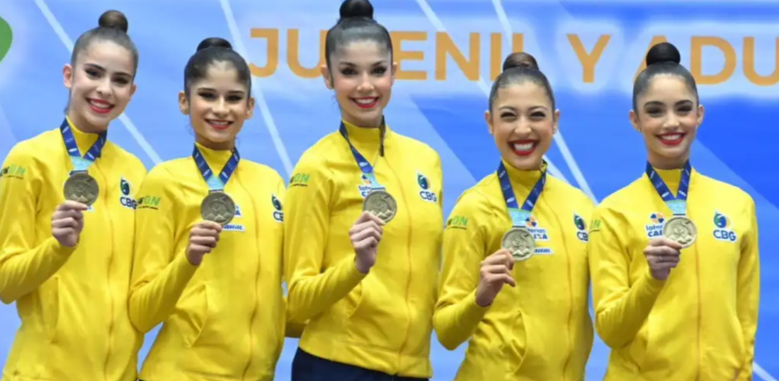 Seleção brasileira de ginástica rítmica conquistou 12 medalhas no Pan-Americano 