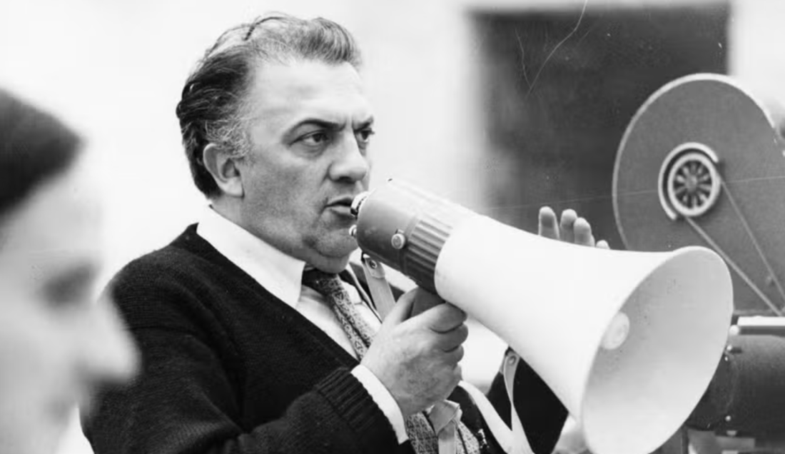 Diretor italiano Federico Fellini (1920-1993) 