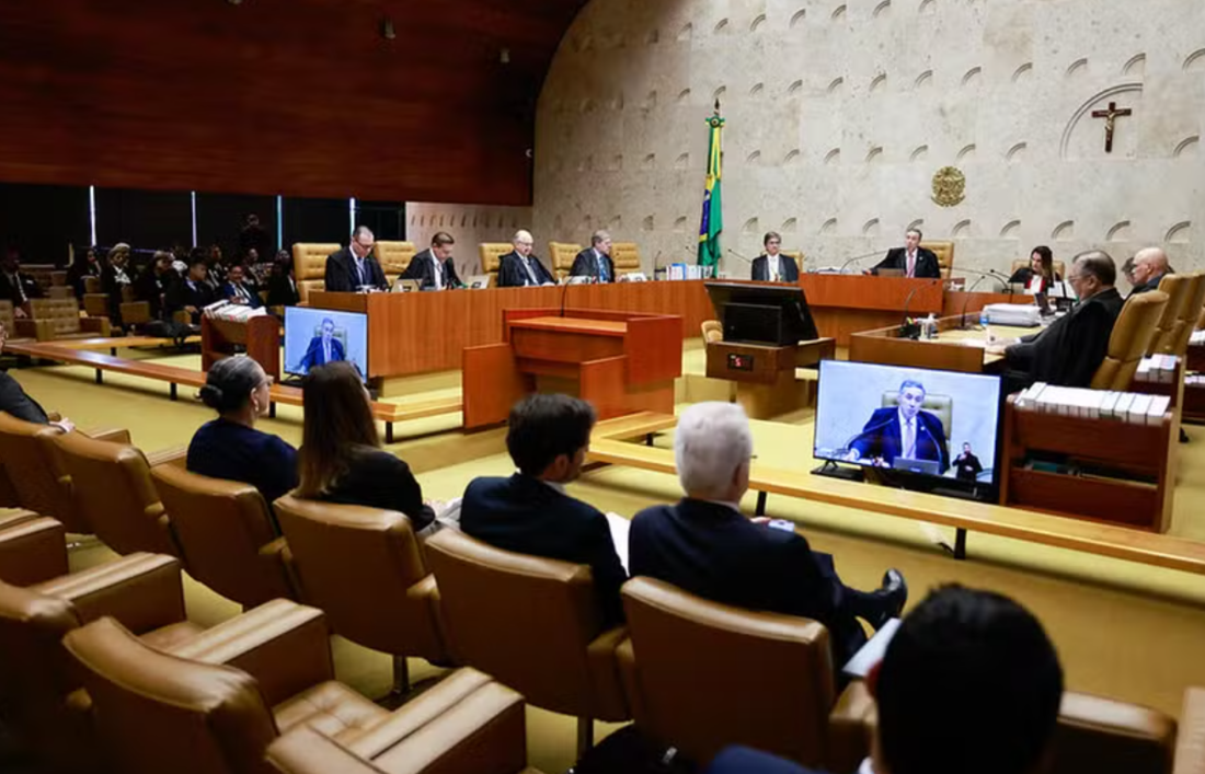 Plenário do STF durante sessão de julgamento