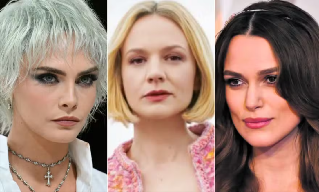 Cara Delevingne, Carey Mulligan e Keira Knightley: atrizes estão entre signatárias de carta aberta que pede investigação de casos de bullying e assédio na indústria do entretenimento britânica