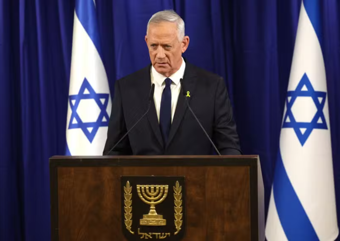 Benny Gantz, líder da oposição em Israel