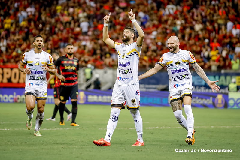 Fabrício Daniel marcou o segundo do Novorizontino sobre o Sport