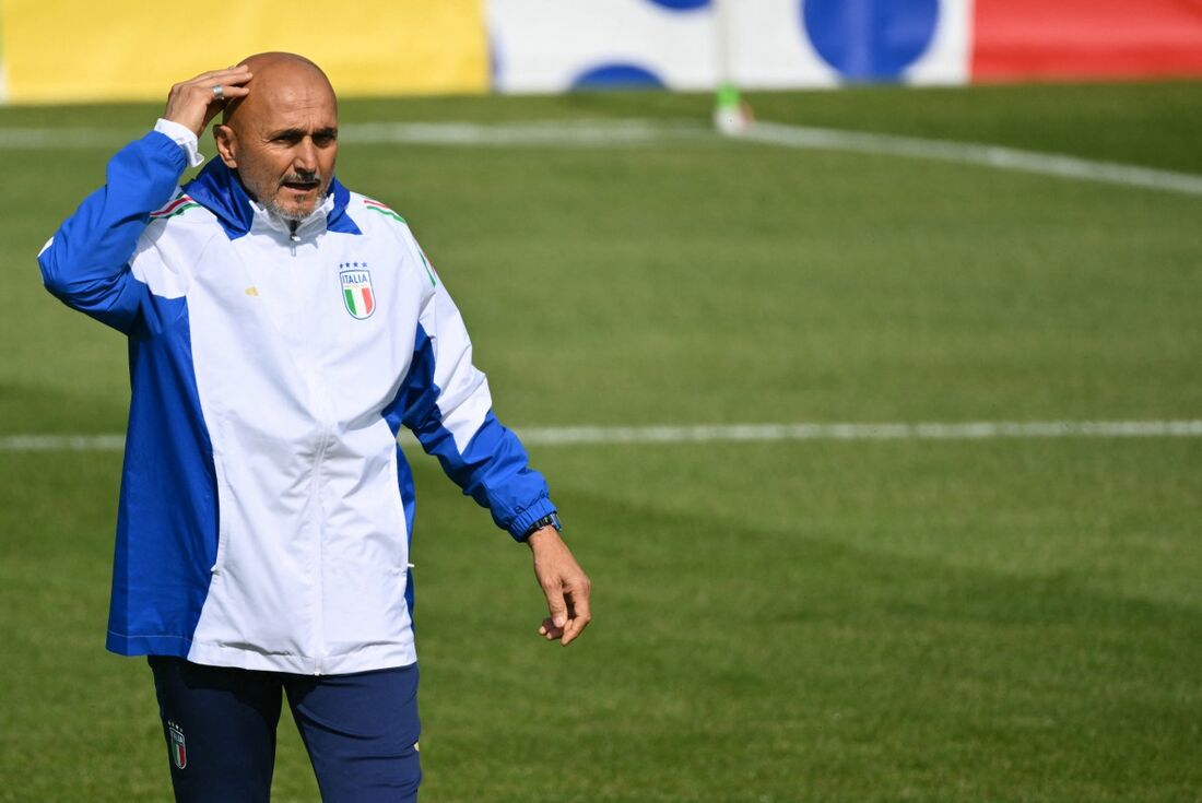 O técnico da Itália, Luciano Spalletti