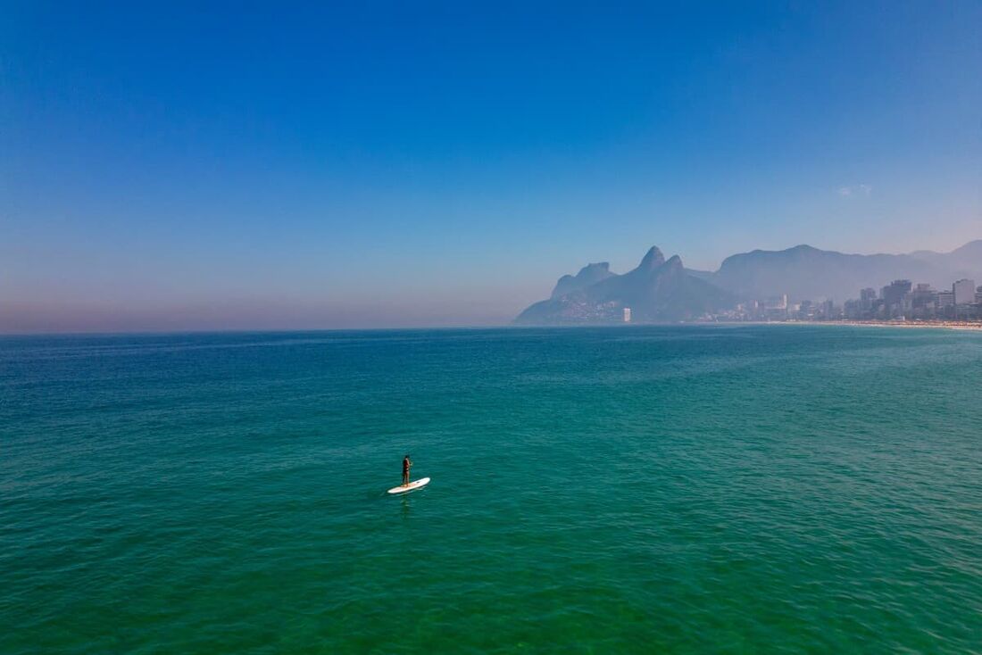 Vista paradisíaca encanta moradores e turistas