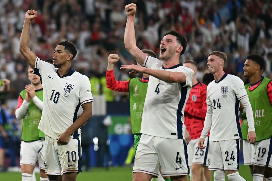 Inglaterra venceu a Eslovênia na Eurocopa