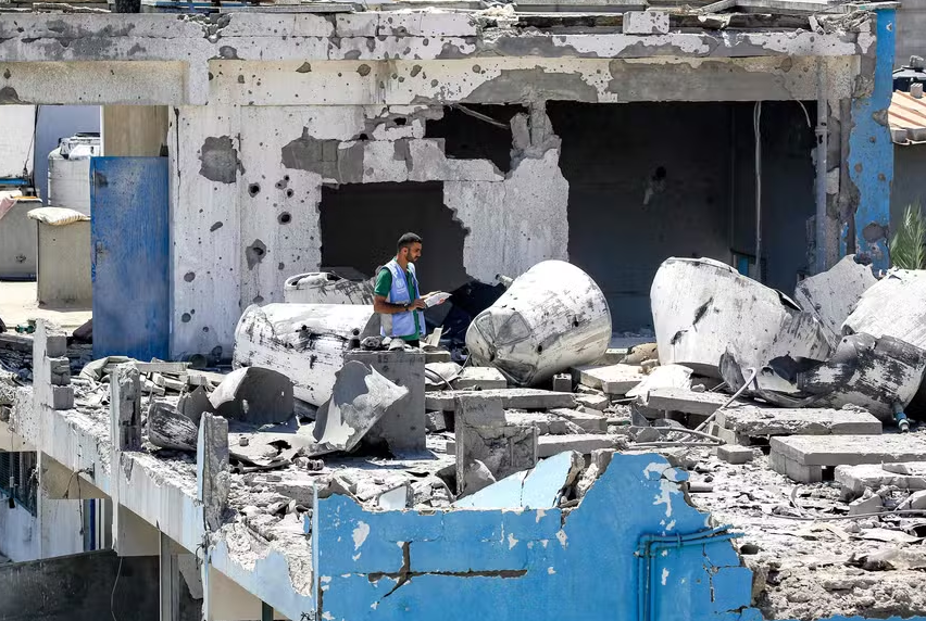 Escola da ONU atingida por bombardeio israelense 