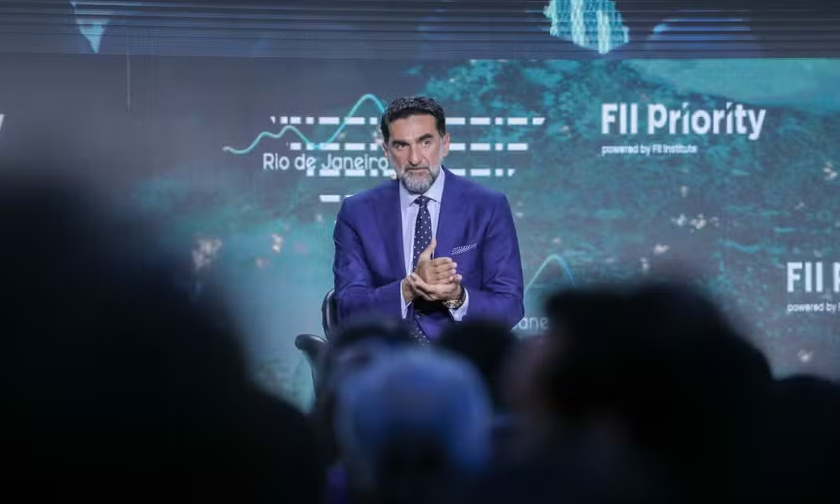 Yasir Al-Rumayyan, líder do Fundo de Investimento Público da Arábia Saudita, em evento no Rio 