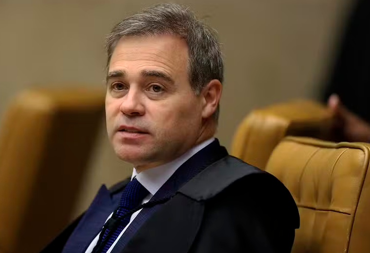 O ministro André Mendonça, durante sessão do STF 