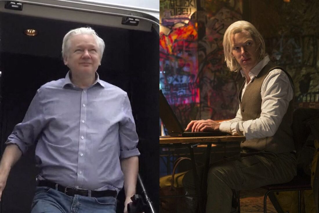 O ator Benedict Cumberbatch interpreta Julian Assange em ''O Quinto Poder''