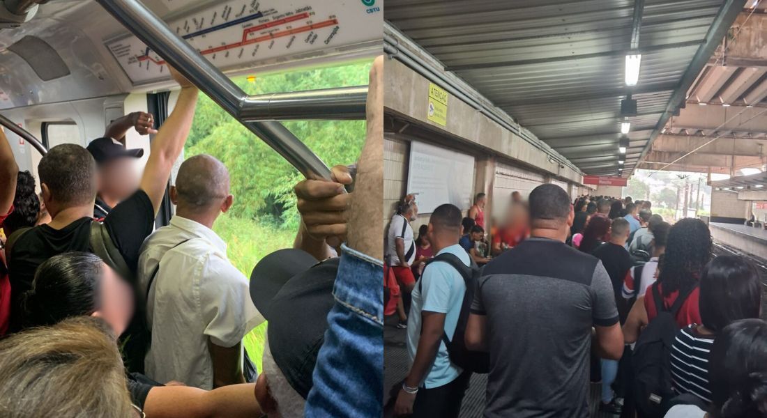 Problema no ramal Jaboatão, da Linha Centro do Metrô do Recife