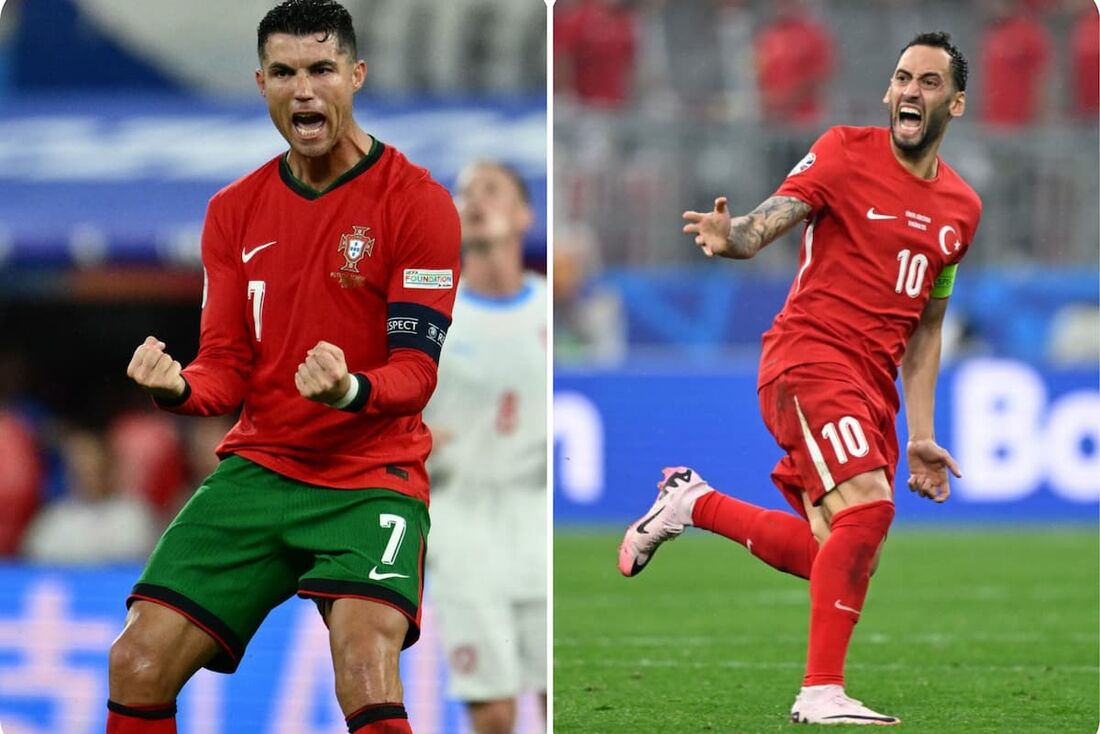 Turquia x Portugal tem duelo de experientes capitães 