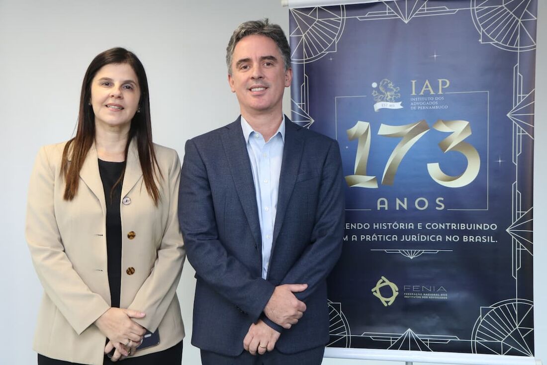 Erika (presidência) e Eric (vice) vão comandar o IAP no biênio 2024-2026