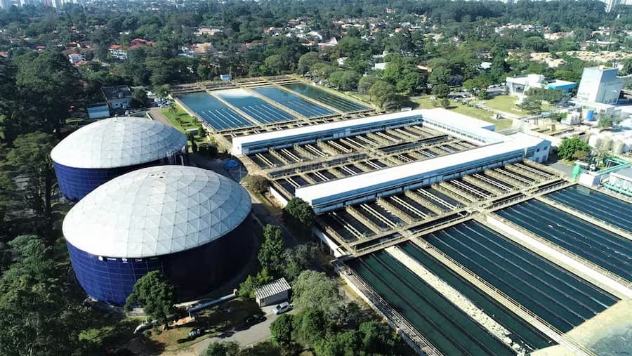 Estação de Tratamento de Água (ETA) Alto da Boa Vista, da Sabesp: detalhes da venda de ações são definidos 