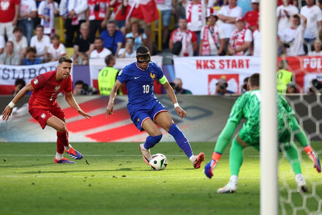 Mbappe marcou um dos gols da França