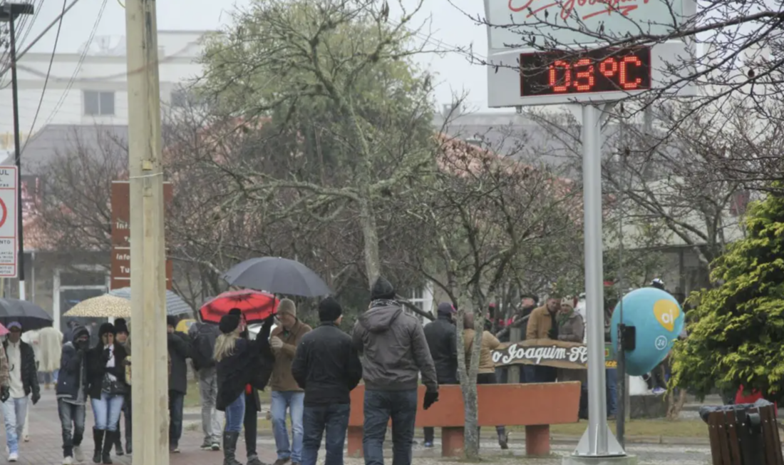 Alerta do Instituto Nacional de Meteorologia (Inmet)