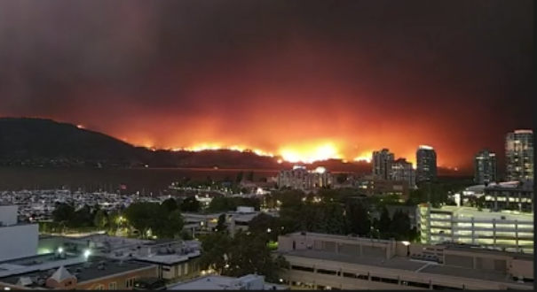 Incêndio no Canadá