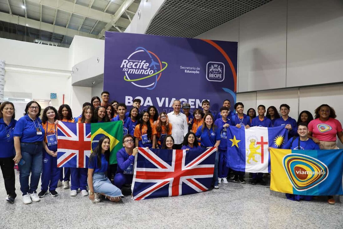  Recife no Mundo inicia embarque de intercambistas nesta quinta (27).