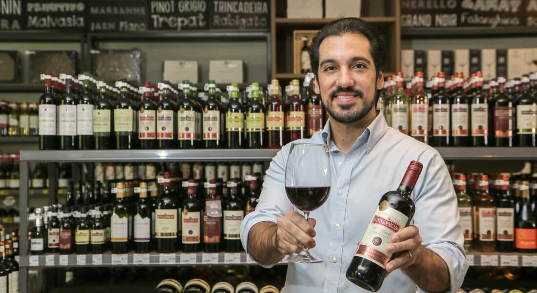 Fabrício Navarro, diretor da Fante Bebidas, que produz o Quinta do Morgado