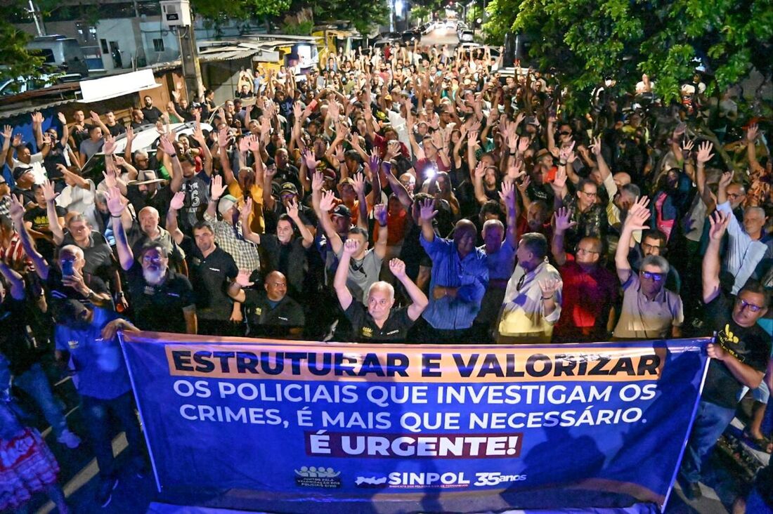 Policiais Civis de Pernambuco realizam paralisação nesta quarta-feira (5)