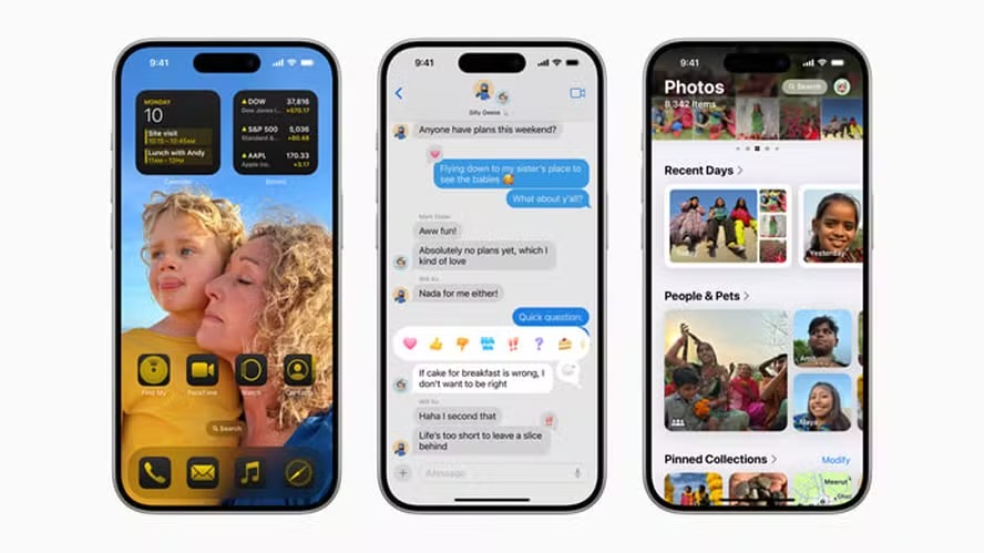 Apple apresentou nesta segunda-feira o iOS 18 