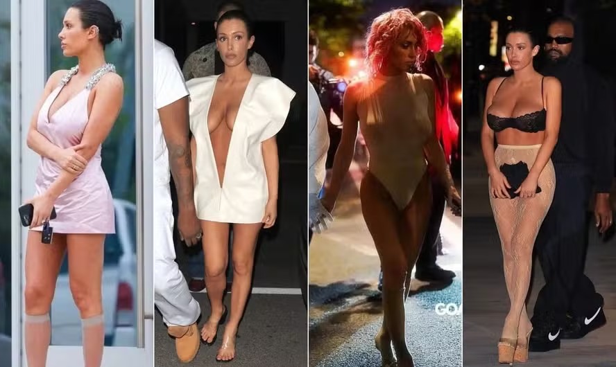 Looks de Bianca Censori, esposa de Kanye West, causam na web 