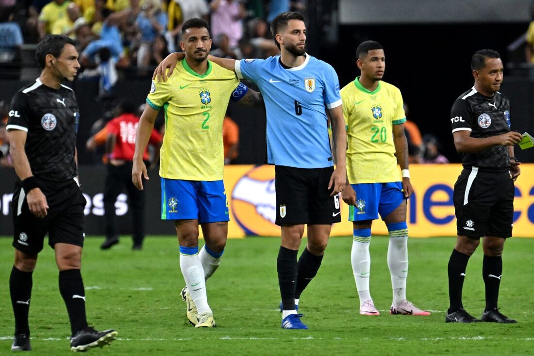 Brasil perde para o Uruguai e é eliminado da Copa América