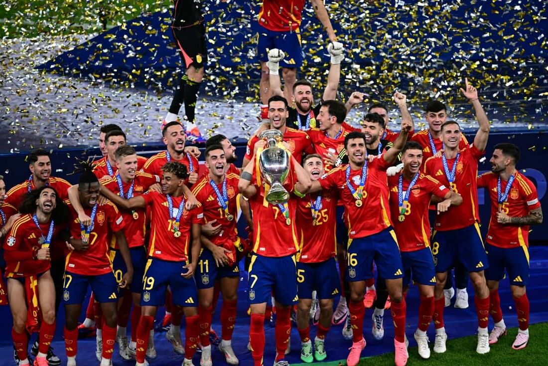 A Espanha conquistou a Eurocopa 2024 