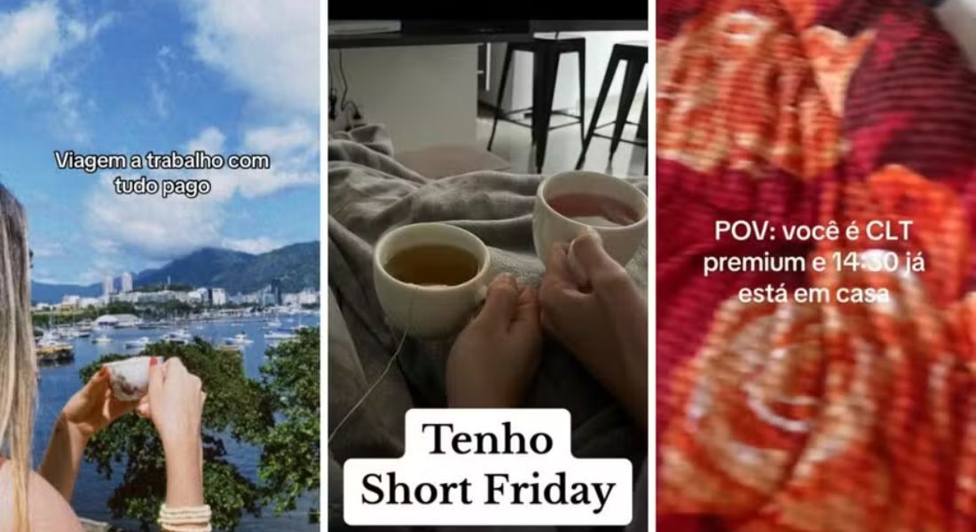 Alguns dos benefícios compartilhados por pessoas 'CLT Premium', no TikTok