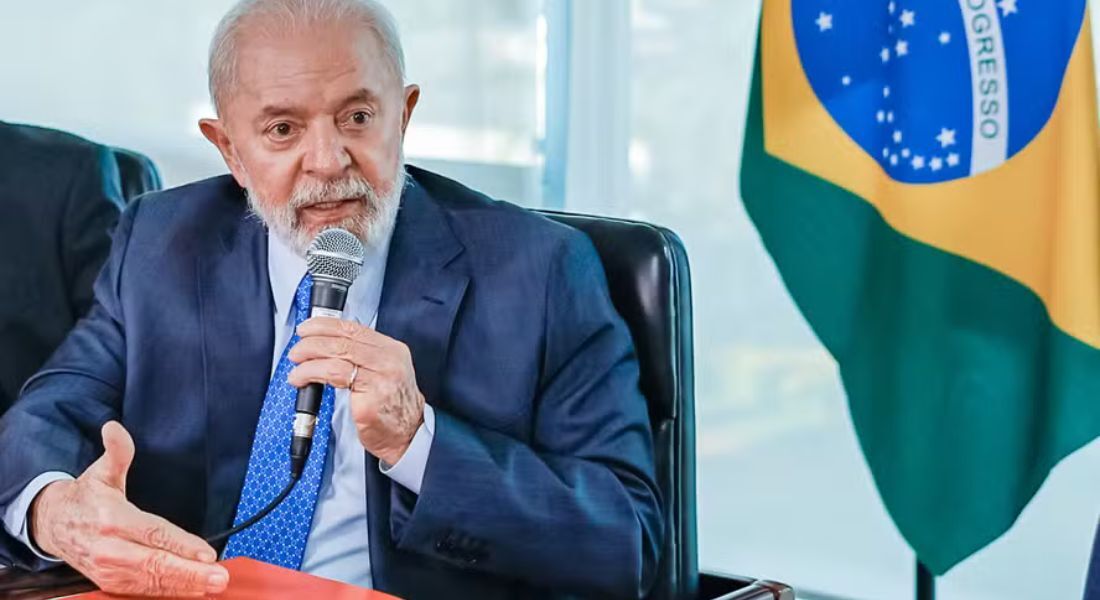 Lula durante a reunião referente ao setor da indústria de alimentos na qual deu a declaração sobre violência doméstica