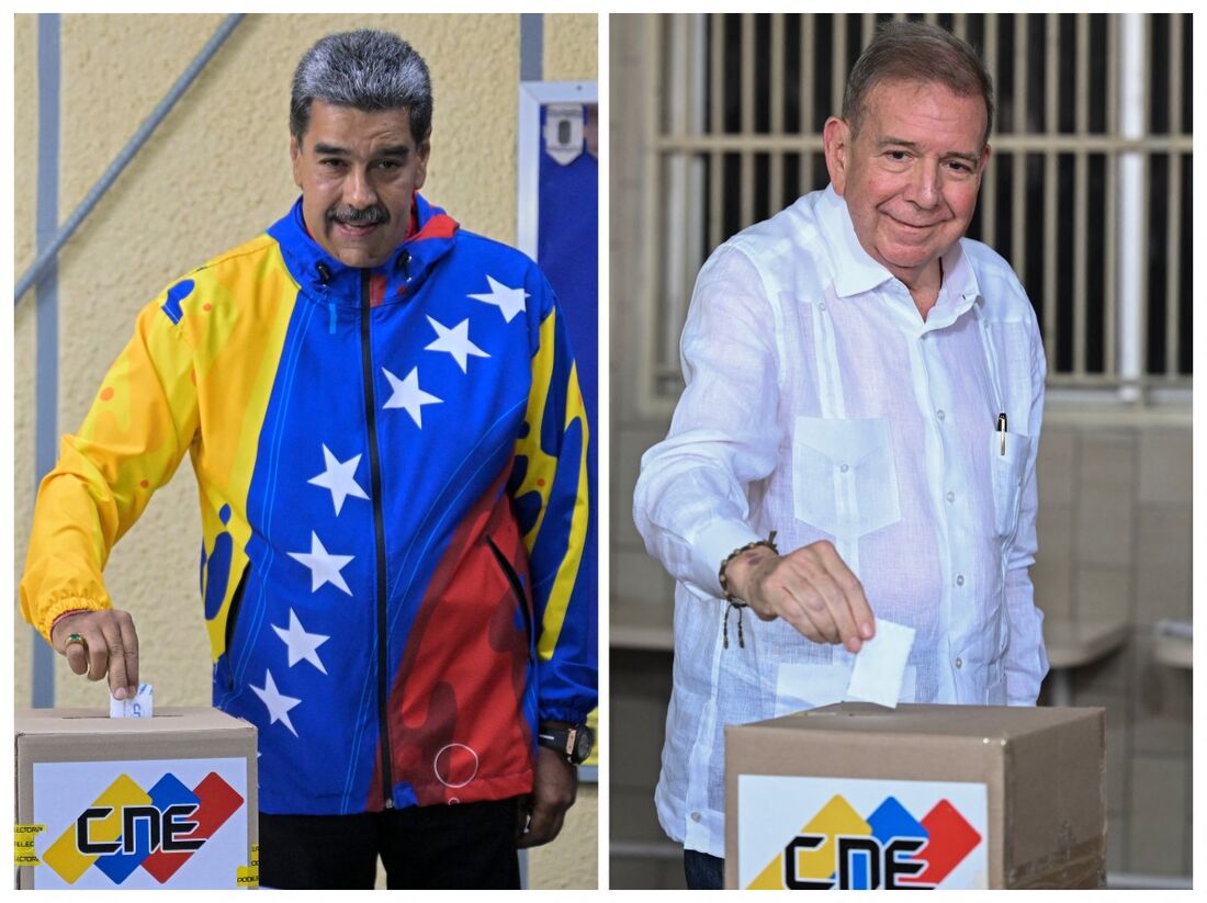 Nicolás Maduro e Edmundo Gonzalez Urrutia