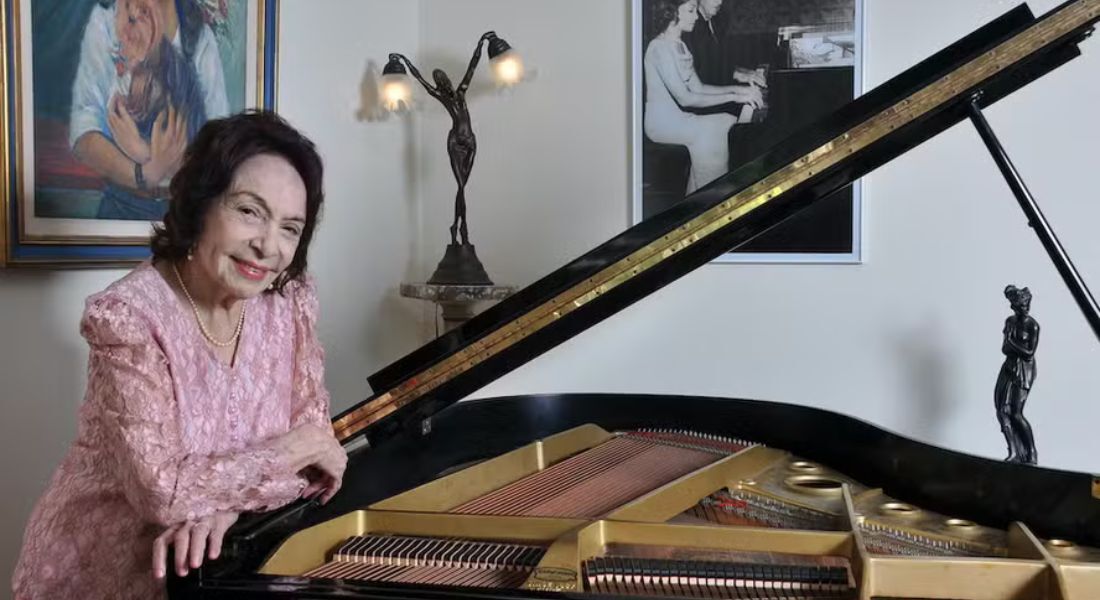 A pianista Maria Josephina Mignone, em 2023