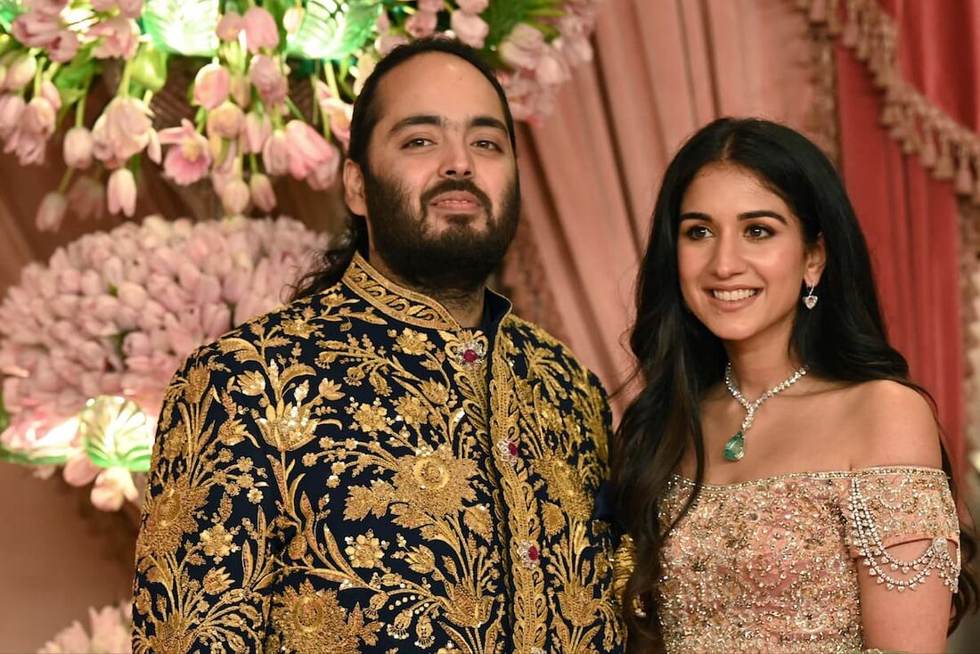 Anant Ambani e a noiva, Radhika Merchant