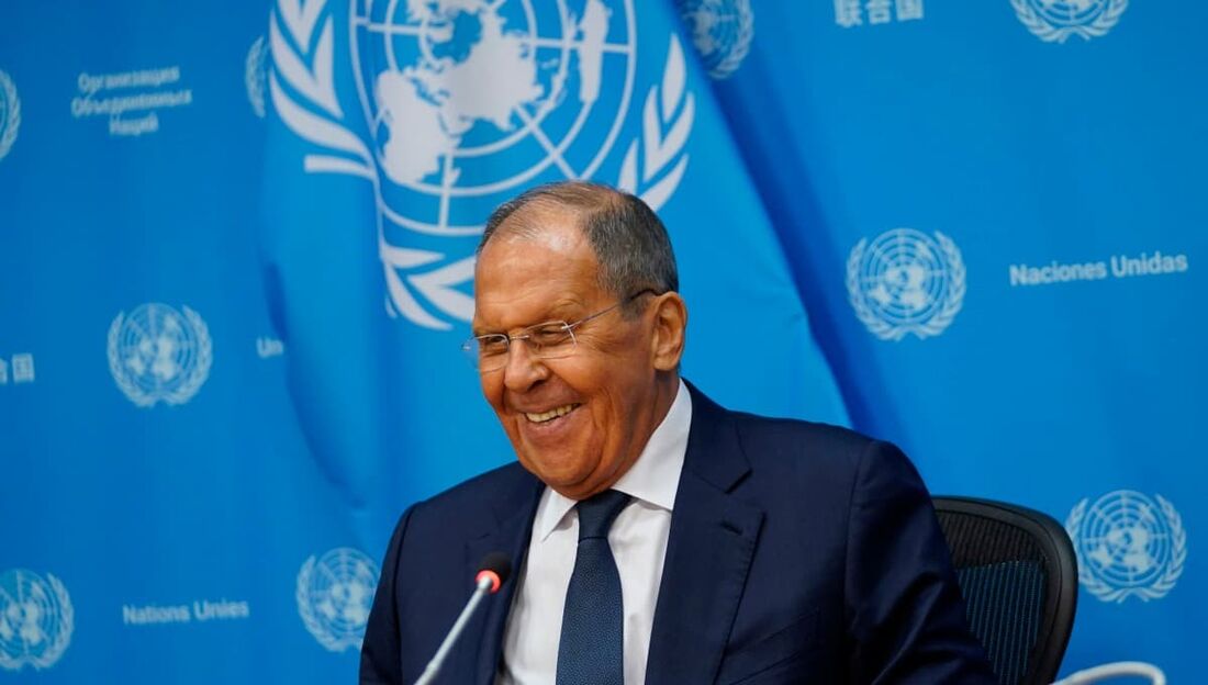 O Ministro das Relações Exteriores da Rússia, Sergei Lavrov