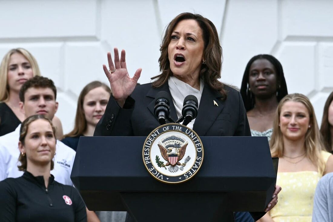 A vice-presidente dos EUA, Kamala Harris