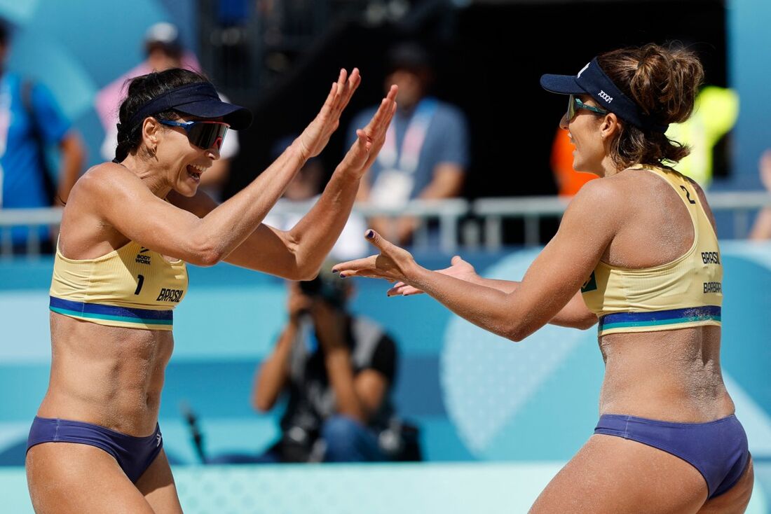 Carol e Bárbara, dupla brasileira do vôlei de praia